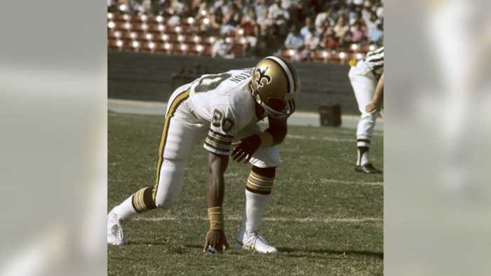 Former New Orleans Saints WR Larry Burton. Credit: neworleanssaints.com